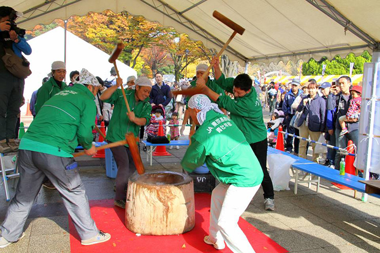 農業祭 餅つき