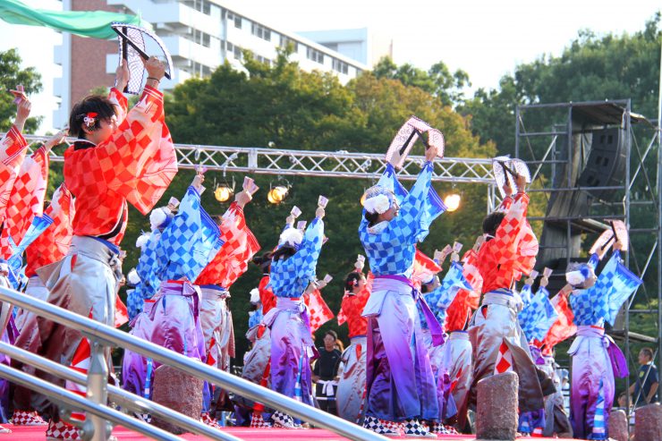 よさこい光が丘 光が丘公園ステージ横