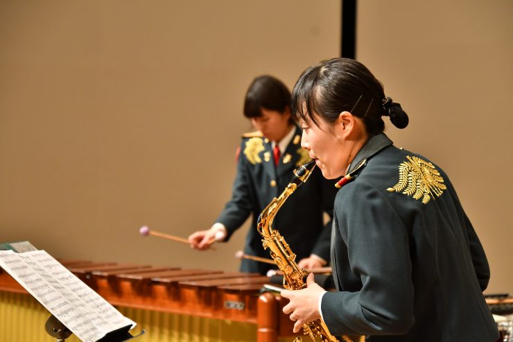 室内演奏会 サクソフォンと打楽器の二重奏