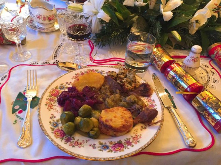 クリスマス（イギリス食卓）