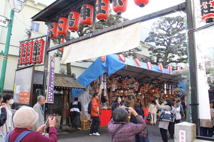 酉の市2019（練馬大鳥神社入り口）