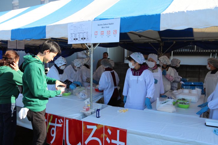 練馬大根引っこ抜き競技大会（すずしろ汁）