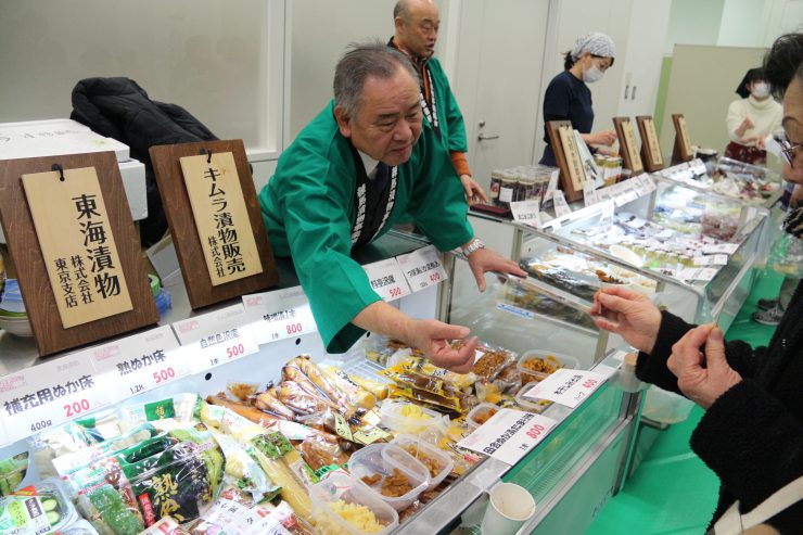 ねりま漬物物産展（ケース）